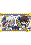 Blood Blockade Battlefront & Beyond Movic Can Badge Set Leonardo & Zapp