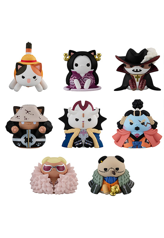 ONE PIECE MEGAHOUSE MEGA CAT PROJECT Nyan Piece Nya-n! Luffy and Seven Warlords of The Sea (1 Random Blind)