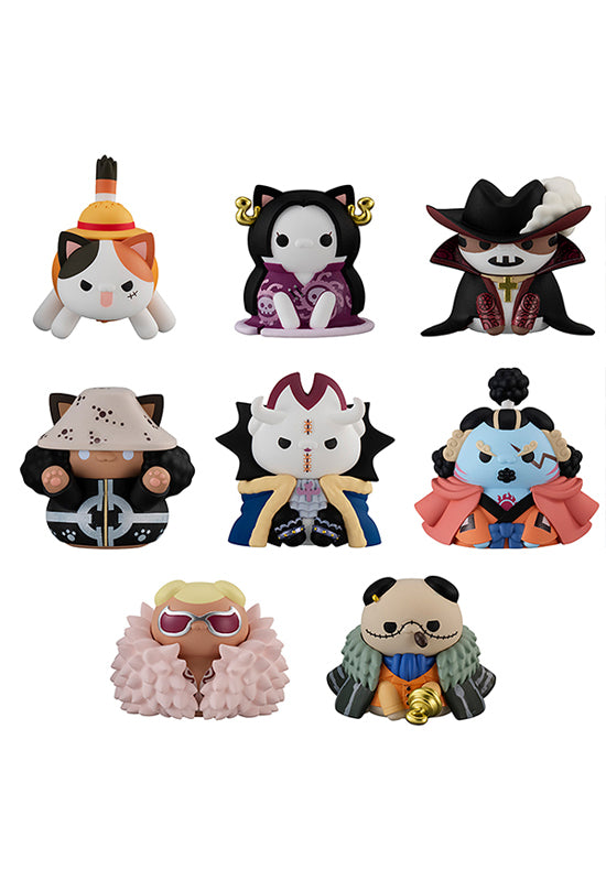 ONE PIECE MEGAHOUSE MEGA CAT PROJECT Nyan Piece Nya-n! Luffy and Seven Warlords of The Sea (Set 8)
