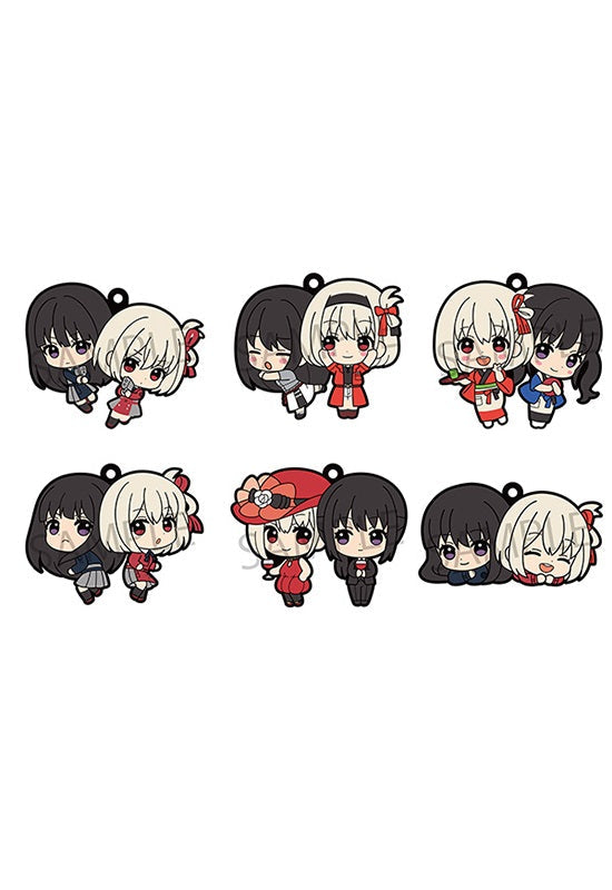 Lycoris Recoil MEGAHOUSE Rubber Mascot Buddycolle (Box of 6)