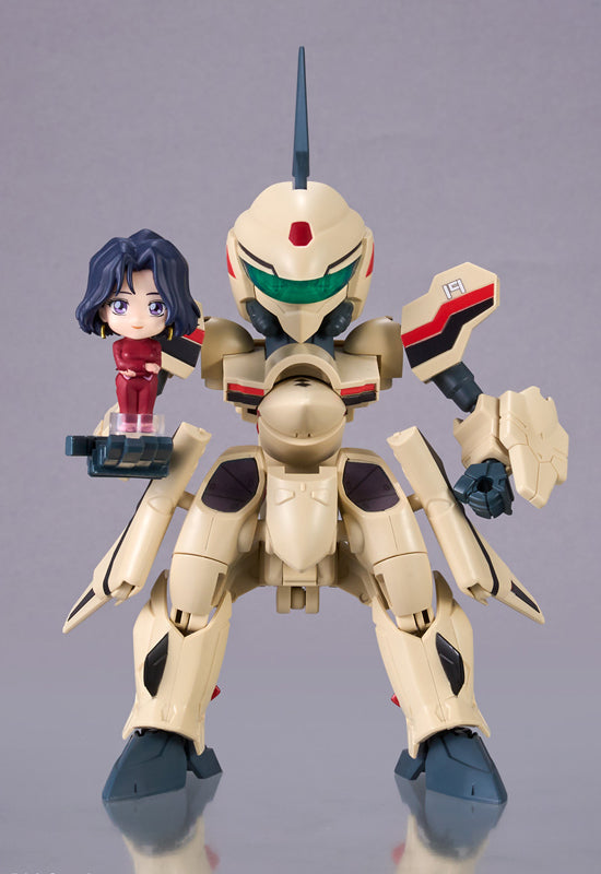 MACROSS Plus Bandai TINY SESSION YF-19 (Isamu Alva Dyson Use) with Myung Fang Lone (JP)