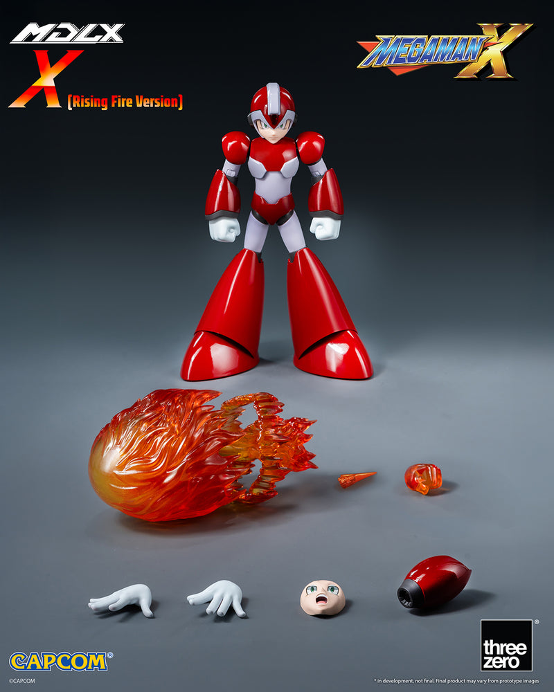Rockman X / Mega Man X THREEZERO MDLX X (Rising Fire Version)
