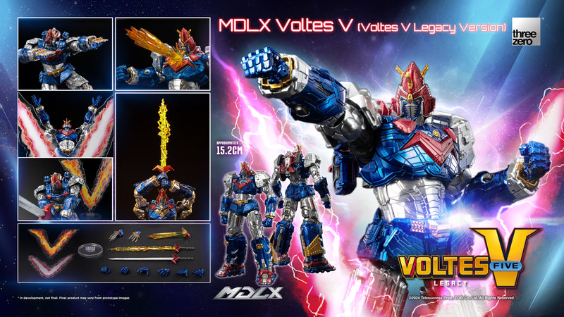 Voltes V: Legacy Threezero MDLX Voltes V (Voltes V Legacy Version)