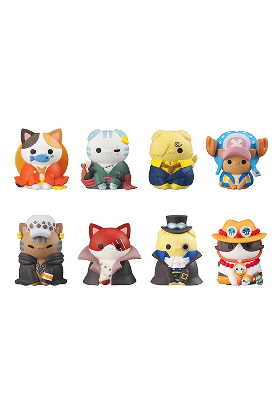 ONE PIECE MEGA CAT PROJECT MEGAHOUSE NyanPieceNyan！Vol.1 - I’m gonna be king of Paw-rates ！！（Repeat）(Box of 8)