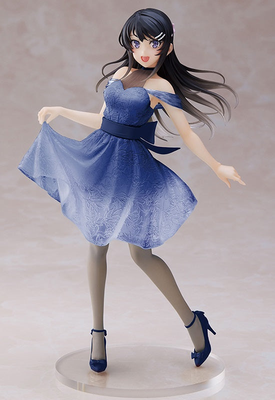 Rascal Does Not Dream of Bunny Girl Senpai Taito Coreful Figure Mai Sakurajima (Clear Dress Ver.) Renewal Edition