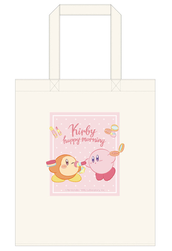 Kirby's Dream Land Twinkle Kirby Happy Morning Cotton Tote Bag Pretend Makeup Play