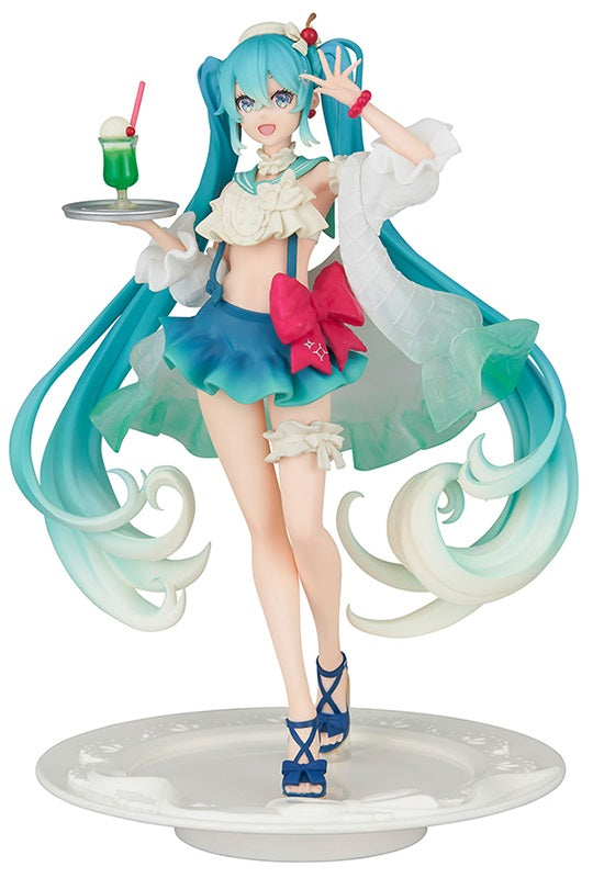 Hatsune Miku FuRyu Exceed Creative Figure Hatsune Miku SweetSweets Series Melon Soda Float