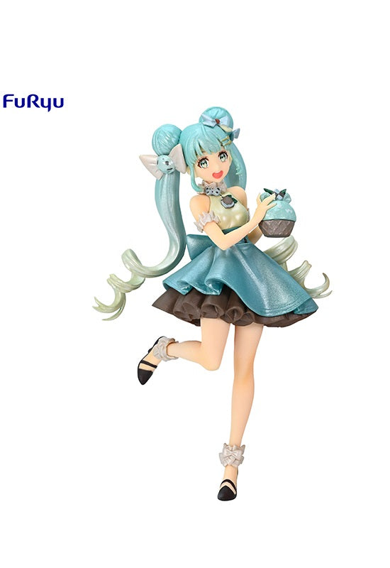 Hatsune Miku FuRyu SweetSweets Series Figure Hatsune Miku Chocolate Mint Pearl Color