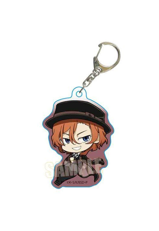 Bungo Stray Dogs Bell House Pukasshu Acrylic Key Chain Nakahara Chuya