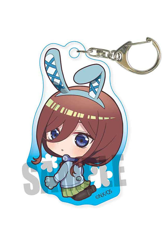 The Quintessential Quintuplets Specials Bell HousePukasshu Acrylic Key Chain Nakano Nakano Miku Usamimi Ver.