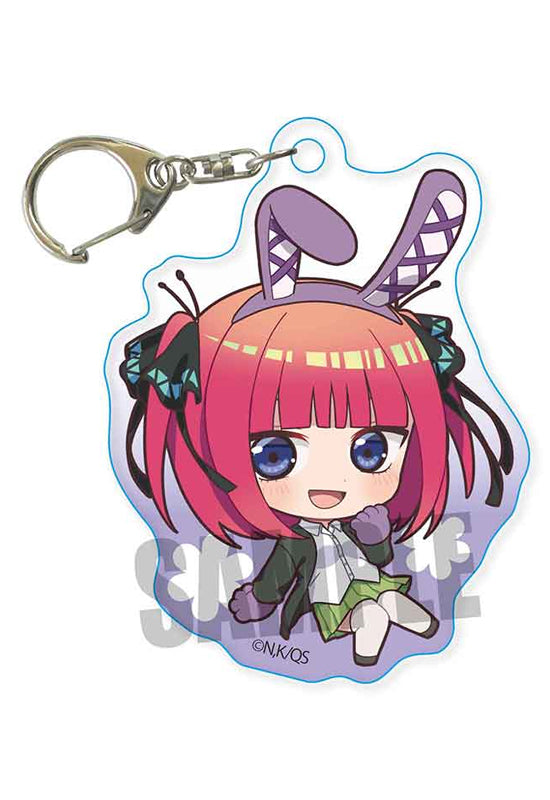 The Quintessential Quintuplets Specials Bell HousePukasshu Acrylic Key Chain Nakano Nakano Nino Usamimi Ver.