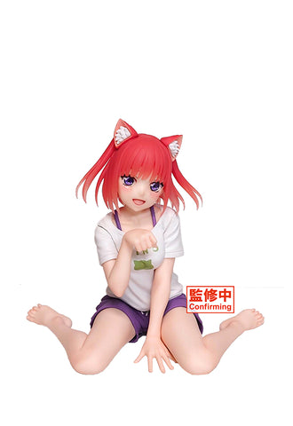 The Quintessential Quintuplets 2 TAITO Desktop Cute Figure Nino Nakano (Newley Written Cat Roomwear Ver.)
