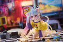 No Game No Life TAITO Desktop Cute Figure - Shiro (Cat Ear T-Shirt Ver.)
