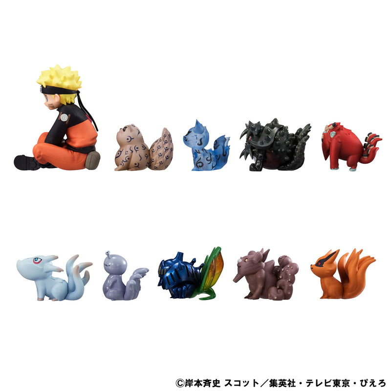 NARUTO SHIPPUDEN MEGAHOUSE G.E.M. Series GAIDEN UZUMAKI NARUTO & BIJU SET (Repeat)