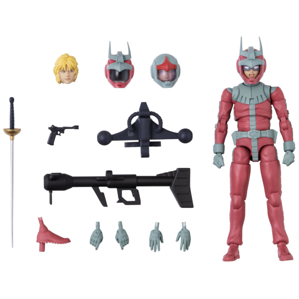 Mobile Suit Gundam MEGAHOUSE G.M.G. COLLECTION EX 09 Mobile Suit Gundam Earth Federation Amuro Ray & Char Aznable Normal Suit Ver.【with gift】