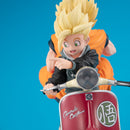 Dragon Ball Z MEGAHOUSE DESKTOP REAL McCOY EX Super Saiyan Son Goku &  Super Saiyan Son Gohan＆Mortorbike