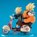 Dragon Ball Z MEGAHOUSE DESKTOP REAL McCOY EX Super Saiyan Son Goku &  Super Saiyan Son Gohan＆Mortorbike