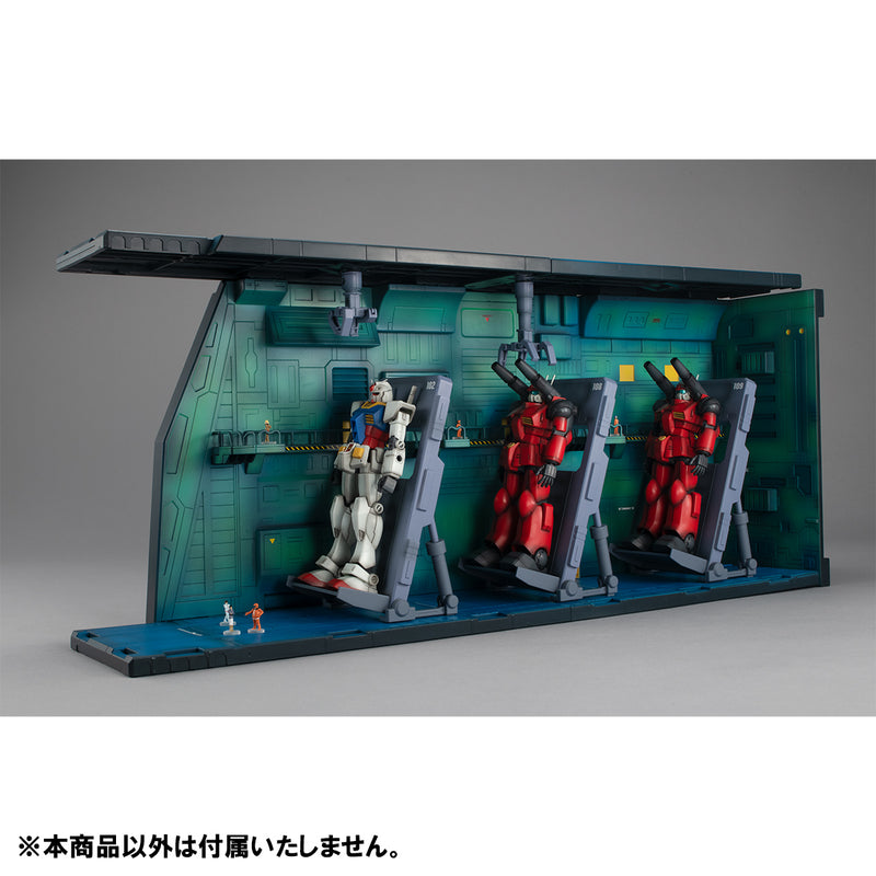 Gundam Mobile Suit MEGAHOUSE Realistic Model Series（For 1／144 HG series） White Base Catapult Deck ANIME EDITION