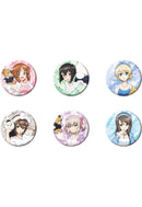 GIRLS und PANZER das Finale Medicos Entertainment Original Illustration Can Badge Collection Room Wear Ver.(1 Random)