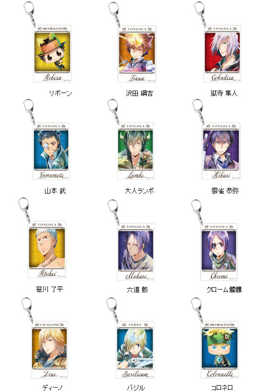 Reborn! Contents Seed Instant Photo Style Key Chain Pale Tone Series Varia Arc Ver. (1-12 Selection)