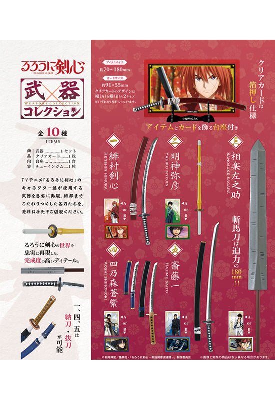 Rurouni Kenshin: Meiji Swordsman Romantic Story F-toys confect Weapon Collection