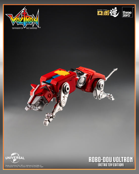 Voltron: Defender of the Universe threezero X ROBO-DOU Voltron (Retro Toy Edition)