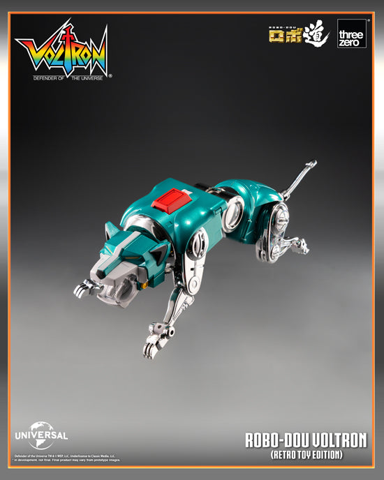 Voltron: Defender of the Universe threezero X ROBO-DOU Voltron (Retro Toy Edition)