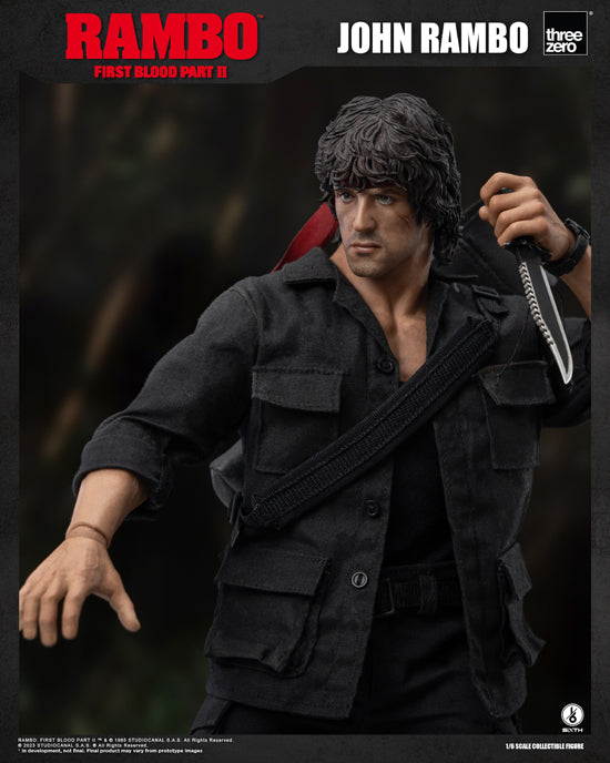 Rambo: First Blood Part II 3A 1/6 John Rambo