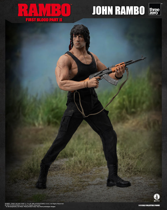 Rambo: First Blood Part II 3A 1/6 John Rambo