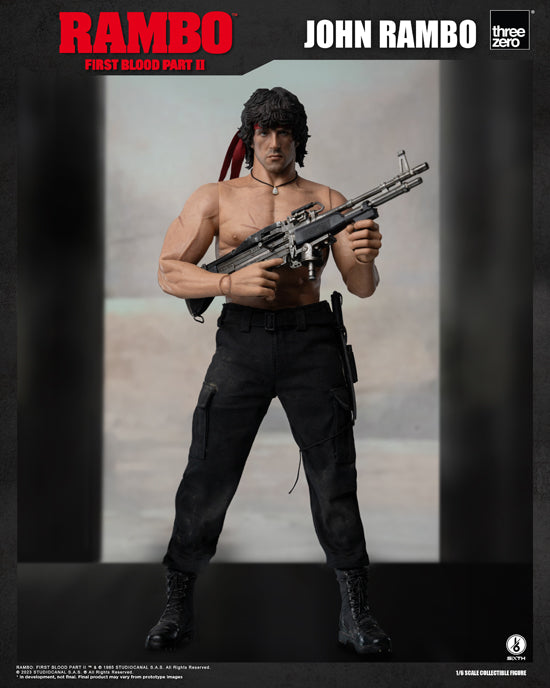 Rambo: First Blood Part II 3A 1/6 John Rambo