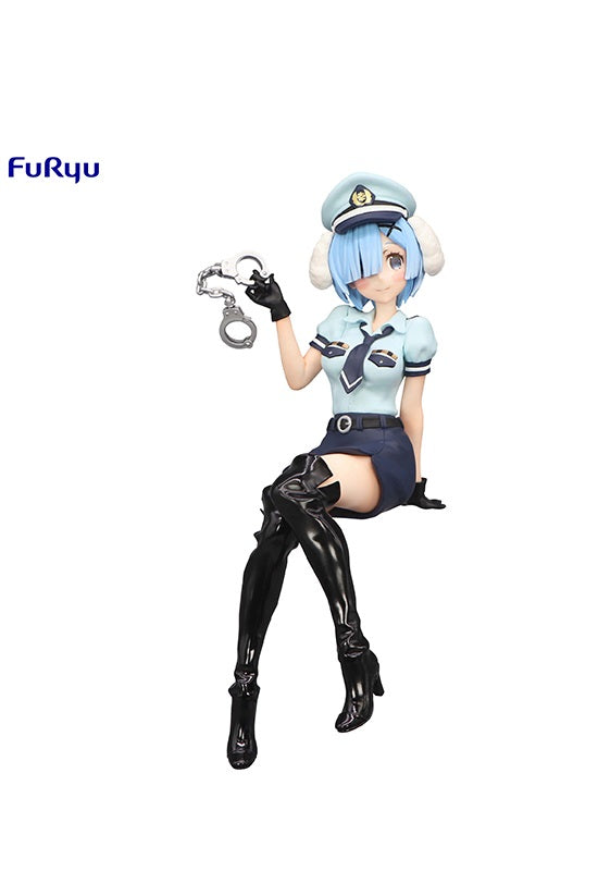 Re:ZERO -Starting Life in Another World- FuRyu Noodle Stopper Figure Rem Police Officer Cap with Dog Ears