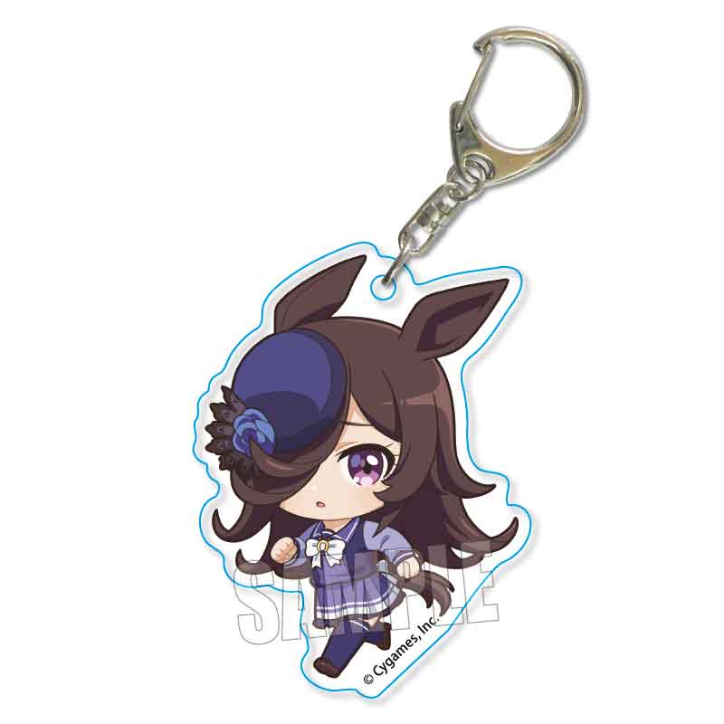 Uma Musume Pretty Derby ROAD TO THE TOP Bell House TEKUTOKO Acrylic Key Chain Rice Shower