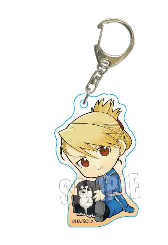 Fullmetal Alchemist Bell House GyuGyutto Acrylic Key Chain Riza Hawkeye