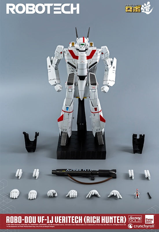 Robotech threezero 3A ROBO-DOU VF-1J Veritech (Rick Hunter)