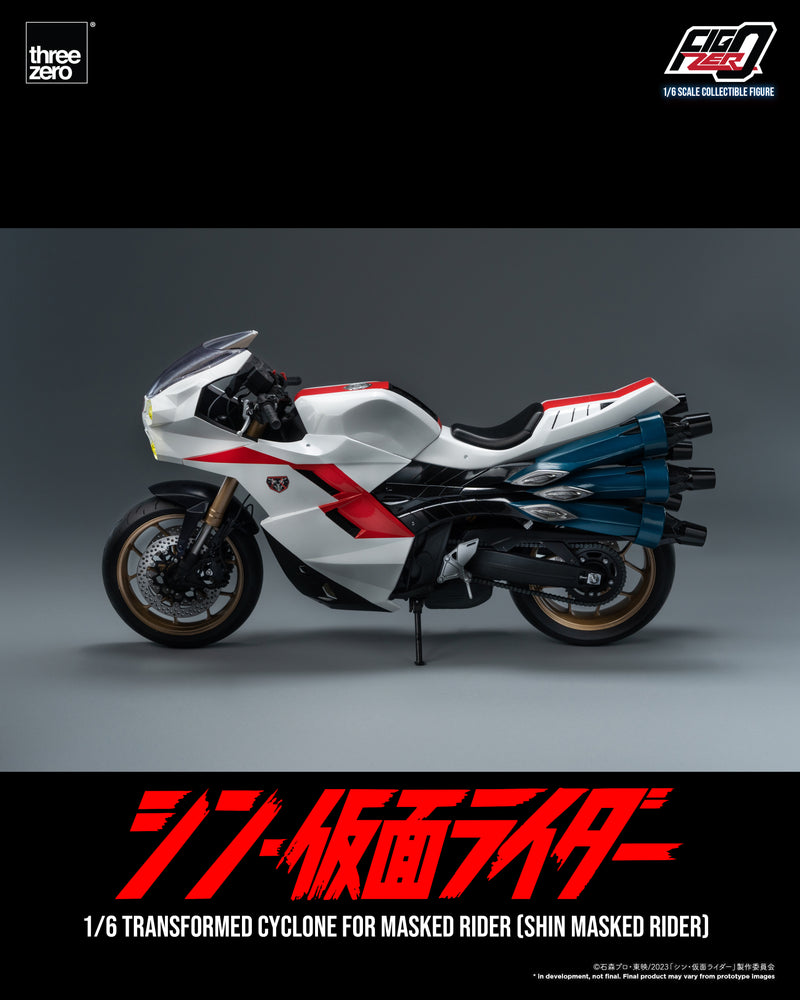 SHIN MASKED RIDER Threezero FigZero 1/6 Transformed Cyclone for Masked Rider