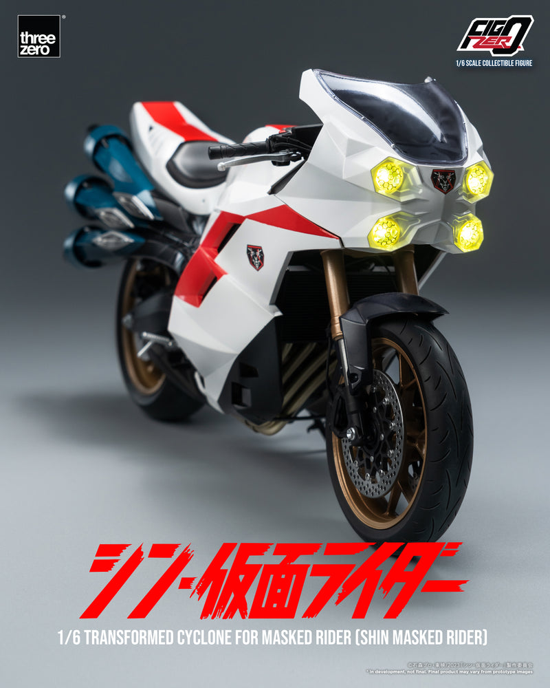 SHIN MASKED RIDER Threezero FigZero 1/6 Transformed Cyclone for Masked Rider
