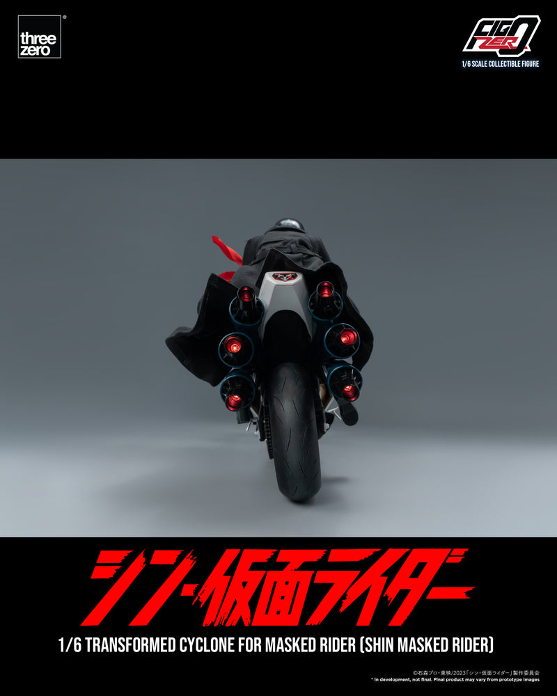 SHIN MASKED RIDER Threezero FigZero 1/6 Transformed Cyclone for Masked Rider