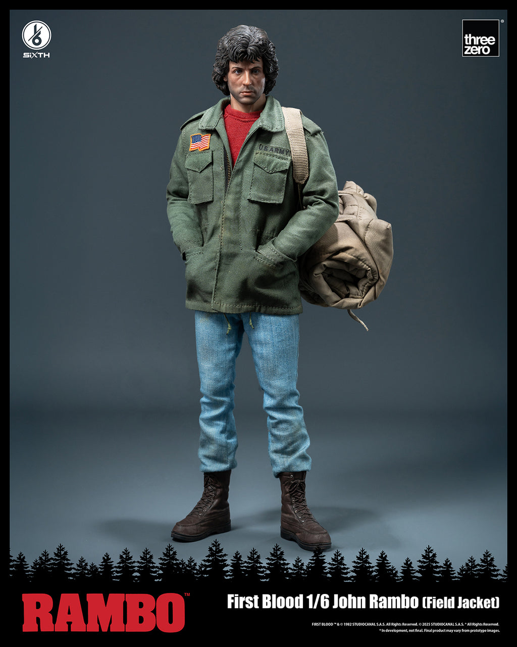 First Blood Jacket Rambo: First Blood THREEZERO 1/6 John Rambo (Field Jacket)
