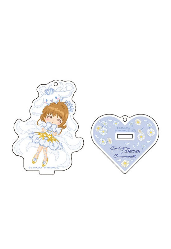 Cardcaptor Sakura x Sanrio Characters UpFields Acrylic Stand Key Chain Flower Ver. Sakura x Cinnamoroll