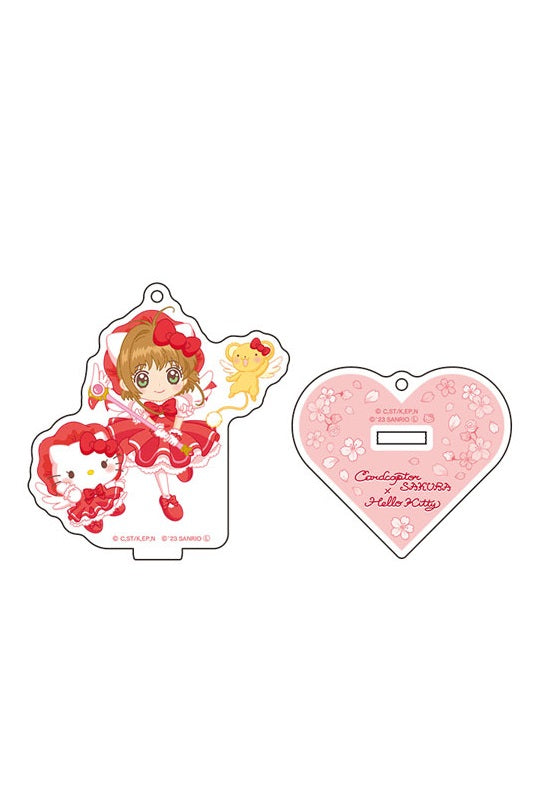 Cardcaptor Sakura x Sanrio Characters UpFields Acrylic Stand Key Chain Flower Ver. Sakura x Hello Kitty