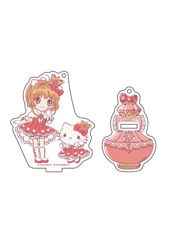 Cardcaptor Sakura x Sanrio Characters UpFields Acrylic Stand Key Chain Perfume Ver. Sakura x Hello Kitty