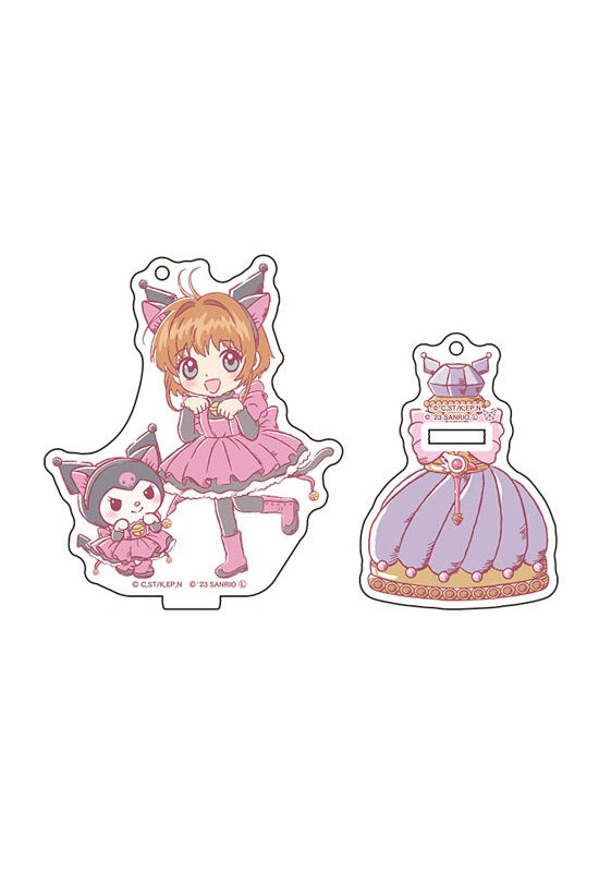 Cardcaptor Sakura x Sanrio Characters UpFields Acrylic Stand Key Chain Perfume Ver. Sakura x Kuromi
