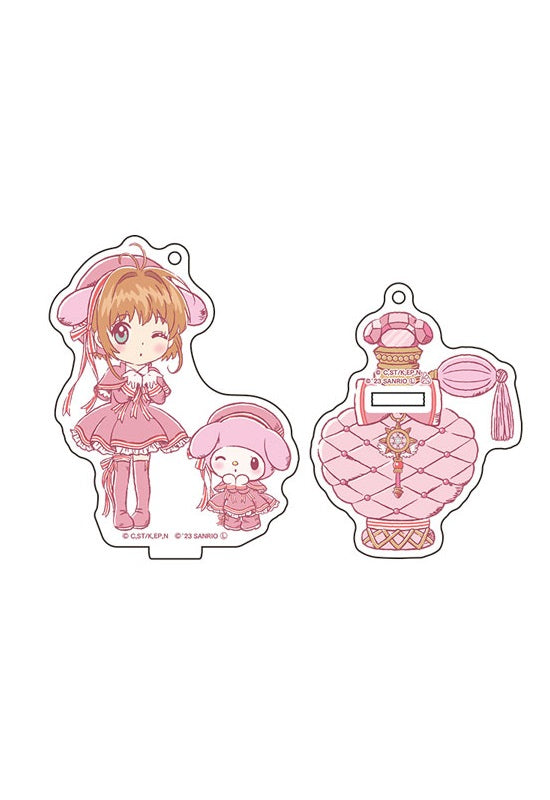 Cardcaptor Sakura x Sanrio Characters UpFields Acrylic Stand Key Chain Perfume Ver. Sakura x My Melody