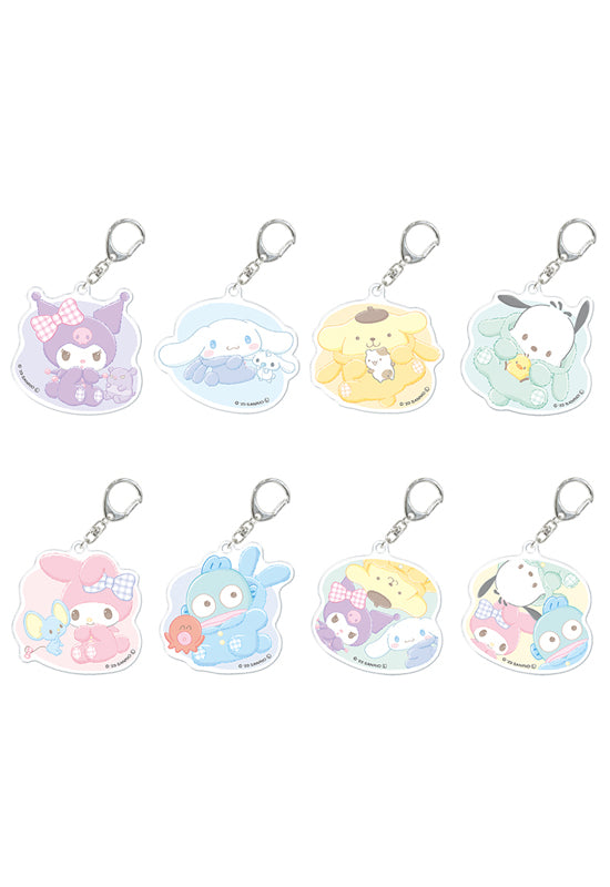 Sanrio Characters Crux Mokotto Trading Acrylic Key Chain(1 Random)