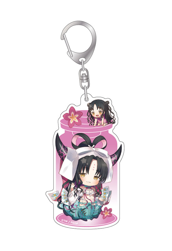 Fate/Grand Order Algernon Product CharaToria Acrylic Key Chain Moon Cancer / Sesshoin Kiara