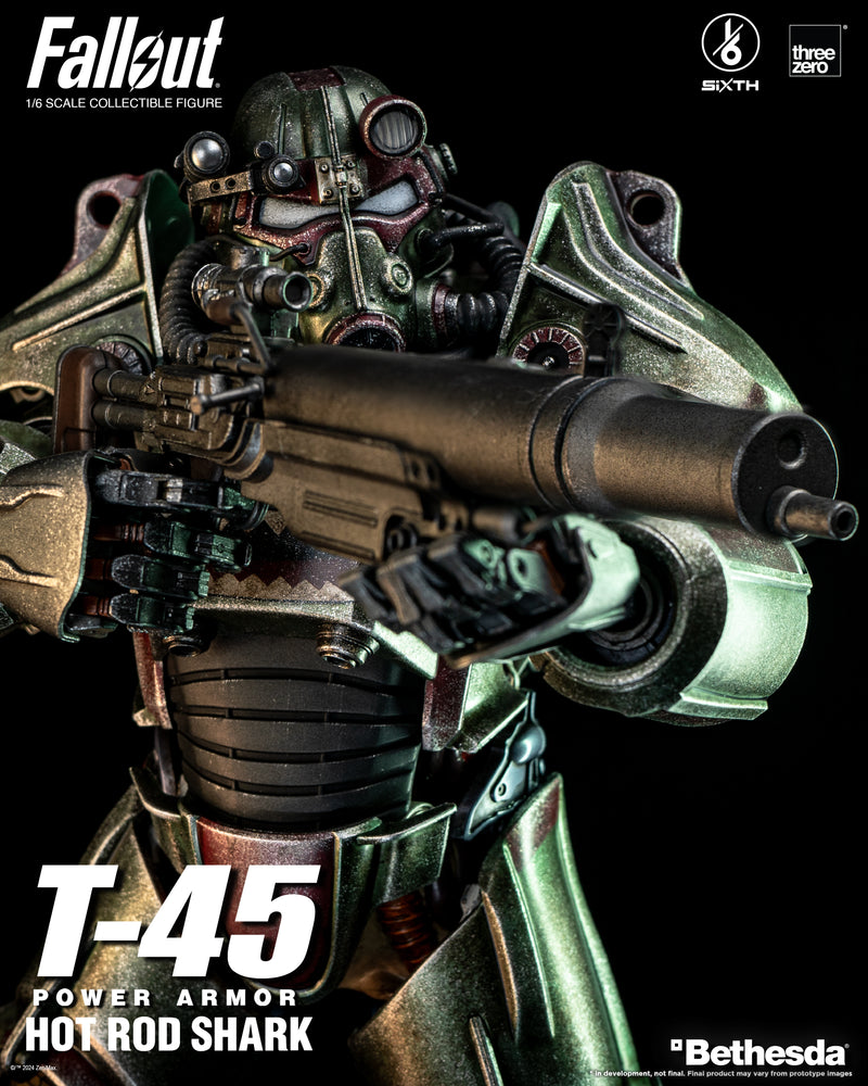 Fallout threezero 1/6 T-45 Hot Rod Shark Power Armor