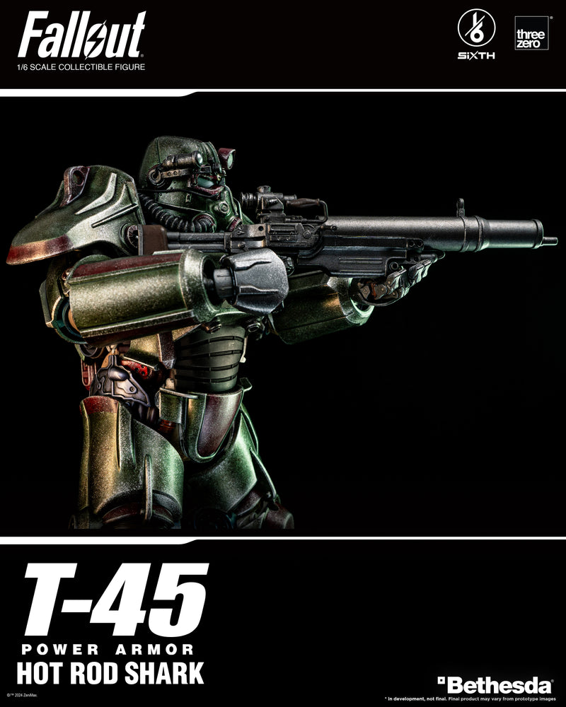 Fallout threezero 1/6 T-45 Hot Rod Shark Power Armor