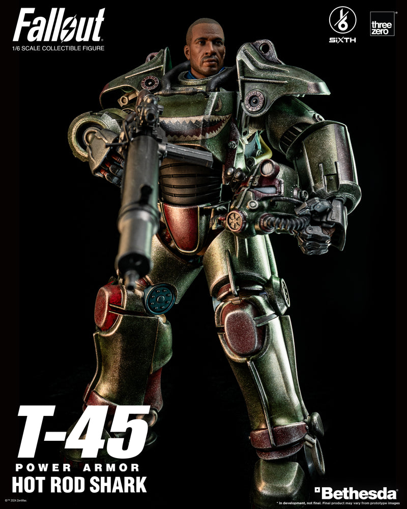 Fallout threezero 1/6 T-45 Hot Rod Shark Power Armor