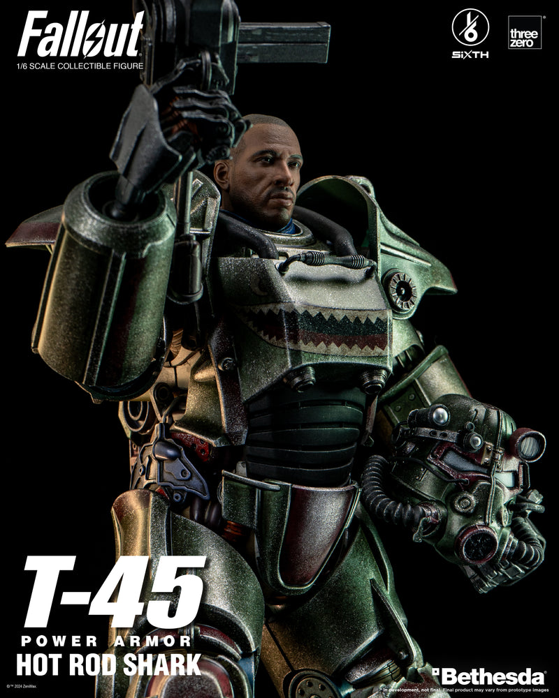 Fallout threezero 1/6 T-45 Hot Rod Shark Power Armor