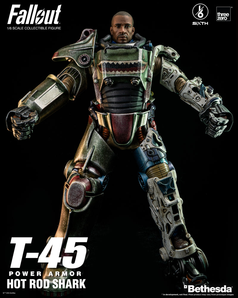 Fallout threezero 1/6 T-45 Hot Rod Shark Power Armor